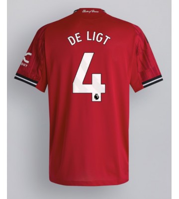 Manchester United Matthijs de Ligt #4 Hjemmebanetrøje 2025-26 Kortærmet